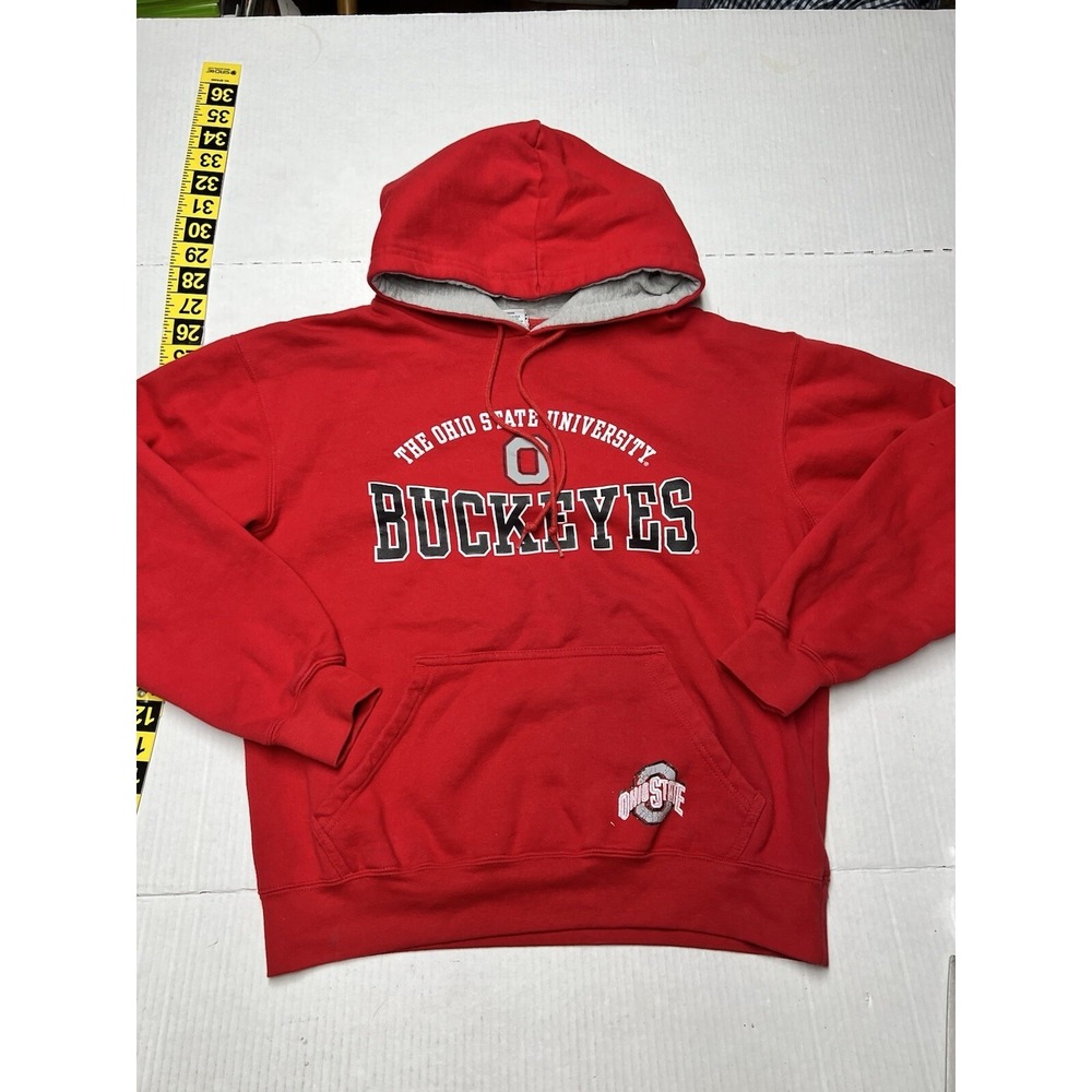 Pro Edge Knights Apparel Ohio State University Buckeyes Red Hoodie Adult MED